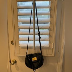 Marc Jacobs black leather crossbody